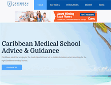 Tablet Screenshot of caribbeanmedicine.com
